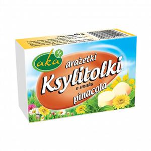 Ksylitolki, draetki pudrowe 40 g smak pinacola - AKA - 2862373467