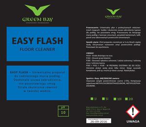 GREEN BAY - EASY FLASH - UNIWERSALNY PYN DO CODZIENNEGO MYCIA PODG 1L - 5 L - 2862374013