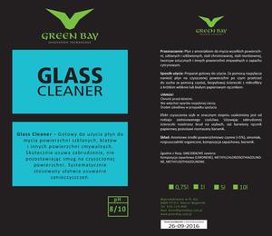 GREEN BAY - GLASS CLEANER - PYN DO MYCIA SZKLANYCH I SZKLIWIONYCH POWIERZCHNI 1L - 5 L - 2862374014