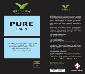 GREEN BAY - PURE - UNIWERSALNY RODEK DO GRUNTOWNEGO MYCIA (KONCENTRAT) 1L-20L - 2862374019