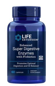 Enzymy - Enhanced Super Digestive Enzymes with Probiotics LifeExtension (60 kapsuek)
