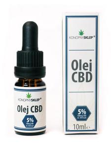 Olej konopny 5% CBD 10ML 500mg - 2876883168