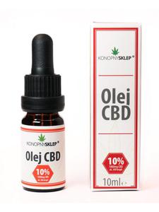 Olej konopny 10% CBD 10ML 1000mg - 2876883170