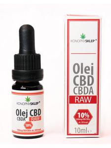 Olej konopny RAW 10% CBD+CBDA 10ML 1000mg - 2876883171