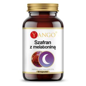 YANGO Szafran z melatonin - 60 kapsuek - 2877702259