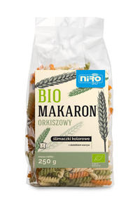 Bio Makaron orkiszowy LIMACZKI KOLOROWE (250 g) - 2877702362