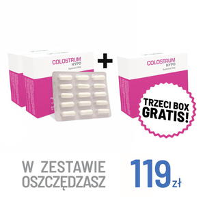 3x Colostrum Hypo - Suplement Diety - Colostrum kozie 45 kaps. - 2877702416