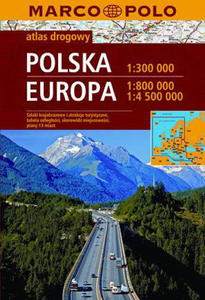 MP Kombiatlas Europa 1:800T,4.5Mio./ Polska 1:300 000 - 2822176856