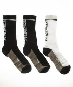 Extreme Hobby-Block Socks Skarpety 3 Pack Czarne/Biae - 2841656881