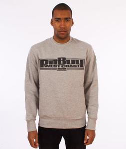 Pit Bull West Coast-Basic Crewneck Bluza Szara - 2843479815