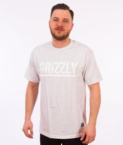 Grizzly-OG Stamp Logo Basic T-Shirt Grey - 2847832325