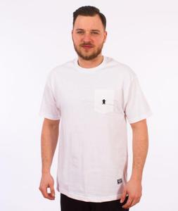 Grizzly-OG Embroidered Pocket Basic T-Shirt White - 2847832327