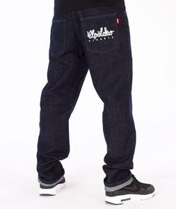 El Polako-Logo Slim Jeans Spodnie Dark Blue - 2848520349