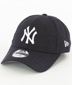 New Era-New York Yankees Heather Team Essential Czapka z Daszkiem Heather Navy - 2849819240