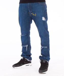 Stoprocent-SJ Slim Low Split Jeans Blue - 2858613107