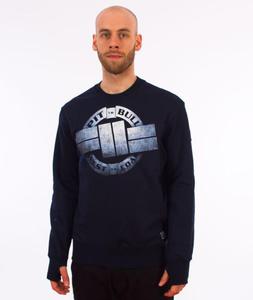 Pit Bull West Coast-Stell Logo Crewneck Bluza Granatowa - 2856702395