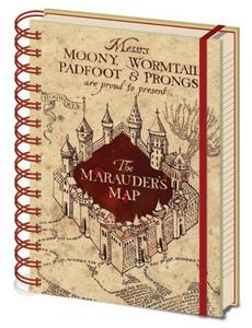 Harry Potter - Zeszyt A5 Mapa Huncwotw - 2877799977