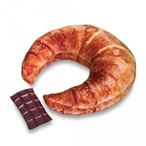 Termofor - Grzejcy croissant - Poduszka rogal z czekolad - 2877899858