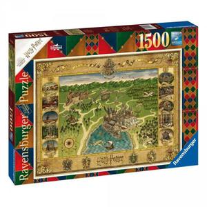 Harry Potter - Puzzle 1500 el. Mapa Hogwartu - 2859946035