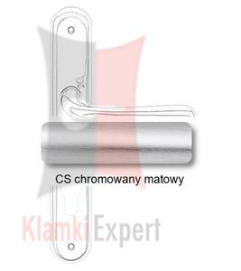 Klamka GARDA Zincral 72WB, kolor CS chromowany matowy - 2860485116