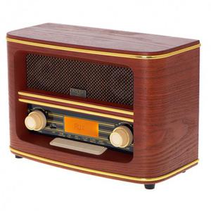 Radio retro FM w drewnianej obudowie z Bluetooth USB Adler AD 1187 Vintage - 2870844559