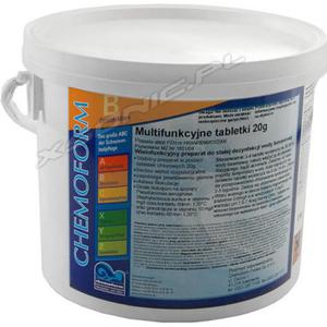 Chemochlor 5kg tabletki multifunkcyjne do staej dezynfekcji wody w basenie - 2874517702