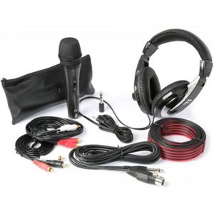 Zestaw dla DJ słuchawki nauszne mikrofon przewodowy Fenton SH400