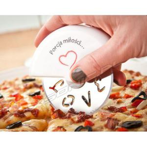 Romantyczny obrotowy nó do krojenia pizzy gadet dla zakochanych