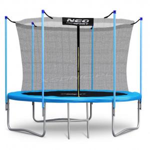 Trampolina ogrodowa 312 cm 10ft z siatk wewntrzn i drabink