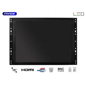 Monitor do zabudowy OPEN FRAME 15 cali LED VGA HDMI BNC - 2874745667