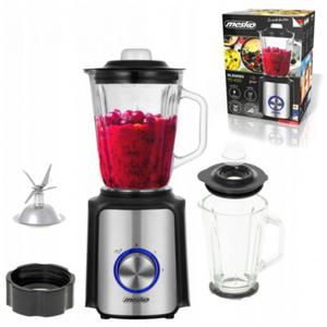 Blender kielichowy Mesko MS4080 do kruszenia lodu szklany dzbanek 1,5L - 2870003575