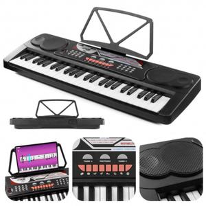 Keyboard organy 49 klawiszy dla pocztkujcych stojak na nuty KB8 MAX - 2871881404