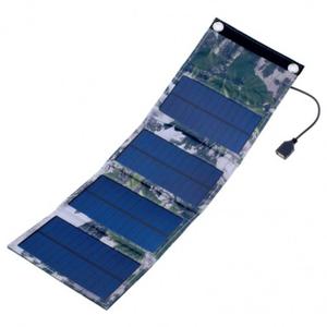 Elastyczna adowarka solarna POWER NEED rozkadana 490 x 155 x 2 mm 6W 5V lene maskowanie - 2870002579