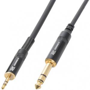 Kabel sygnaowy JACK 3.5 stereo - JACK 6.3 stereo PD Connex 1,5 metra