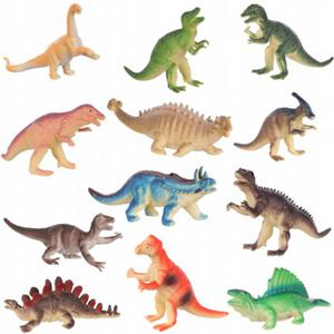 Dinozaury figurki do zabawy park duży zestaw dinozaurów zwierząt 12 sztuk - 2860918332