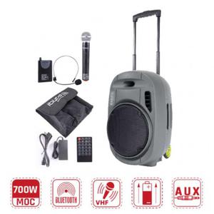 Kolumna mobilna Ibiza Sound PORT12VHF-MKII nagonienie Bluetooth