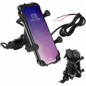 Uchwyt na telefon kierownic do motocykla motoru adowarka 3D - 2876901267