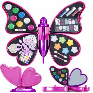 Zestaw do makijau zabawkowy motyl dla dzieci kosmetyki do malowania - 2870004022