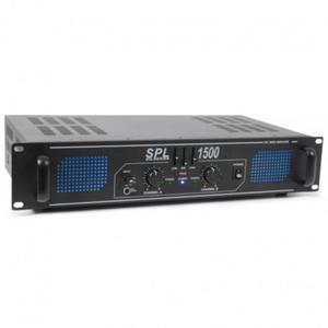 Wzmacniacz SkyTec SPL1500 moc 2x750 W korektor 3 pasmowy equalizer - 2860917462