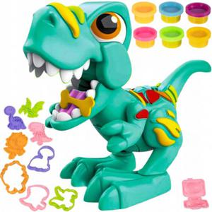 Masa plastyczna zestaw nakarm dinozaura akcesoria dla dzieci - 2876714225