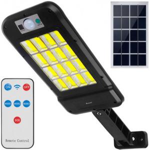 Lampa solarna uliczna 240 LED COB latarnia czujnik zmierzchu ruchu - 2871280853