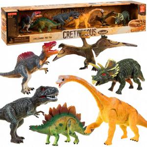 Dinozaury figurki ruchome do zabawy zestaw dinozaurw 6 sztuk - 2871881414