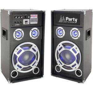 Zestaw kolumn aktywnych 12" USB LED 600W PARTY-KARAOKE12 - 2873000536