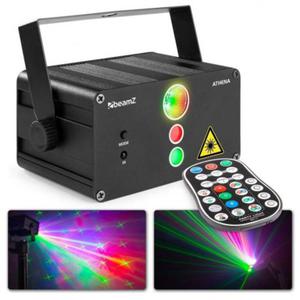 Laser dyskotekowy Athena RG Gobo z bateri Beamz - 2874517719