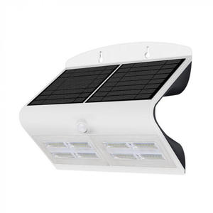 Solarna lampa cienna LED z czujnikiem ruchu biaa 7W 800lm VT-767-7