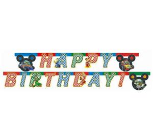 Baner urodzinowy "Mickey Mouse Roadster Racers - Happy Bierthday" - 2859167800