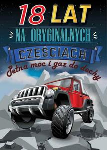 Karnet Mega na 18 urodziny 18 Lat na oryginalnych czciach, jeep - 2859171352