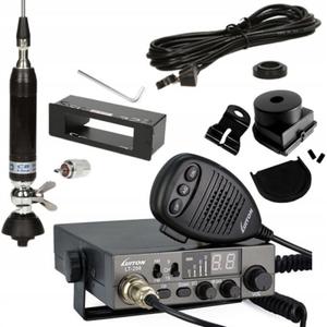 CB RADIO 12/24V do TIR BUS Antena Sirio + Uchwyt - 2860605682