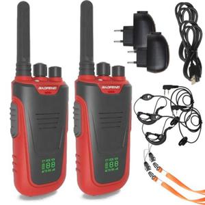 KRTKOFALWKI WALKIE TALKIE BAOFENG T11 OKI TOKI 2X CZERWONY - 2860605702