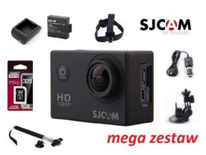 Kamera sportowa SJCAM SJ4000 mega zestaw 32GB - 2836487087